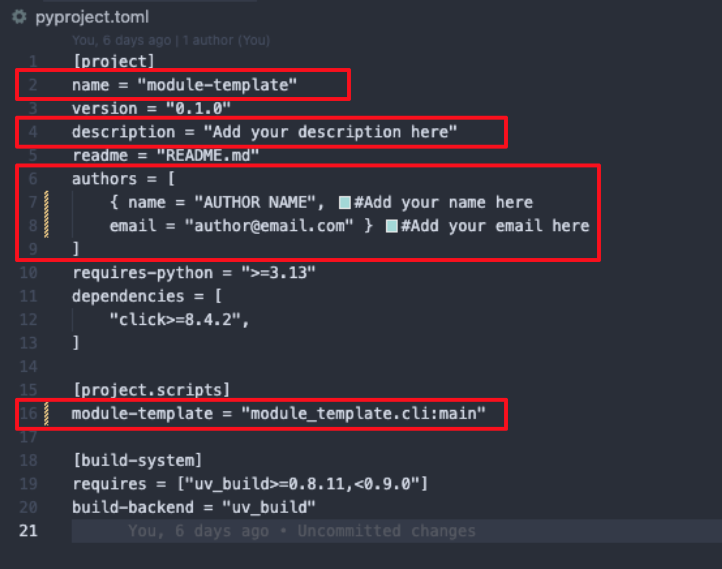 pyproject.toml file